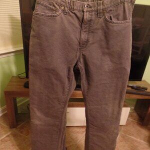 Eddie Bauer Men's‎ Flannel-Lined Gray Jeans - Size 36x34